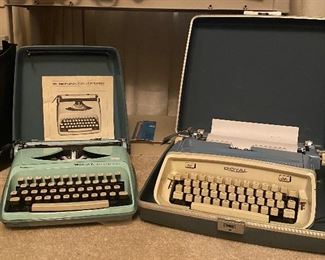 Vintage Royal Typewriters; Royal Safari & 