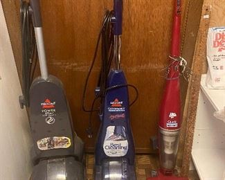 Bissell Power Lifter Power Brush; Bissell Quick Steamer Power Brush; Dirt Devil Quick Power Cordless Stick Vac