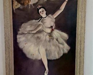 Copy painting of Degas