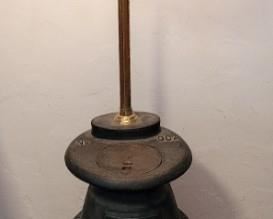 Vintage stove/lamp combo