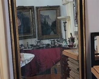 Large 7ft tall French mirror