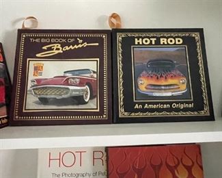 Leather bound Muscle Car books