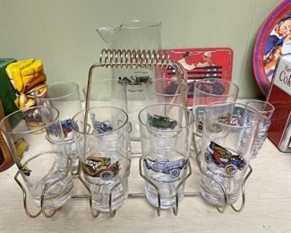 Vintage Barware - Glasse and Pitcher