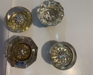 Vintage Glass Door Knobs