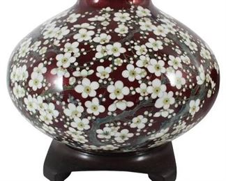 120h Monumental Japanese Cloisonne Ando Vase