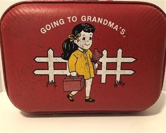 1970s Going to Grandmas Suitcase 