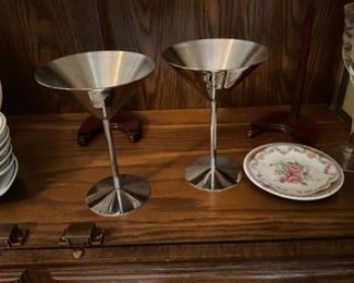 MORTONS STEAK HOUSE MARTINI GLASSES