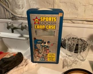 VINTAGE  BASE BALL CARD HOLDER