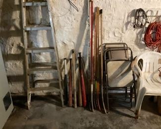 OLD BATS AND HOCKEY STICKS