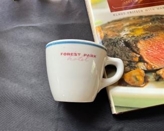COFFEE CUP FROM THE FOREST PARK HOTEL.  ONLY ONE.  