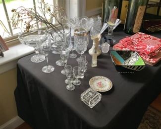 FINE CRYSTAL GLASSWARE