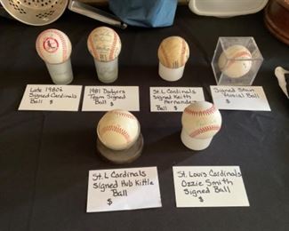 SIGNED CASE BALLS