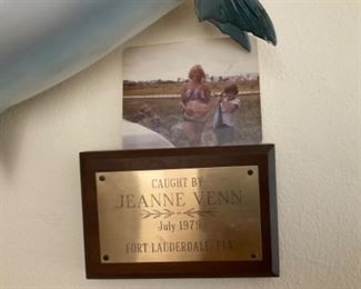 THE HOME OWNER COUGHT THIS FISH IN 1979