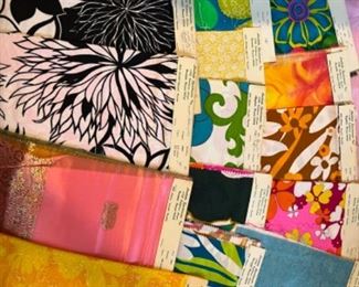 Vintage fabric samples 
