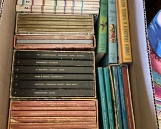 Vintage and antique book collection 