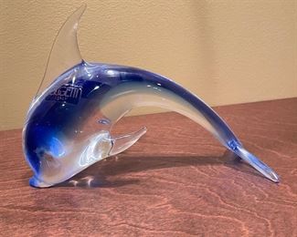 Oggetti Italy Murano Dolphin, 7"W x 5"H, $24