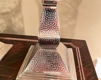 Additional view of silver base lamp