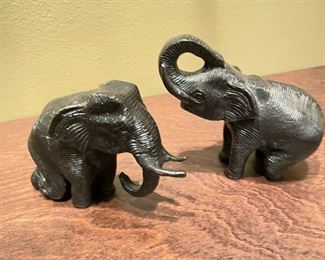 Pair of metal elephants, 4",  was $10, NOW $7