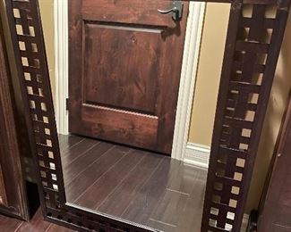 Iron weave mirror, 31"W x 41"H,  was $85, NOW $65