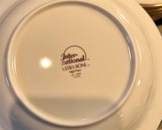 International Ultra Bone ‘High Point’ 88 piece china set