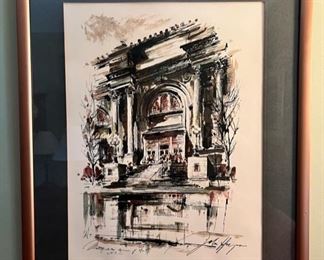 John Haymson New York City lithograph