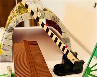 Vintage Lionel train crossing arm