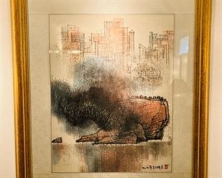 Original Minneapolis theme artwork by Professor Zhao Qiu.  Includes a book of selected paintings by the artist