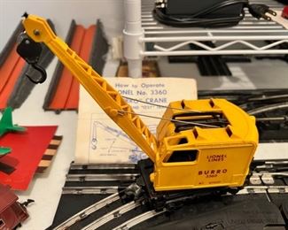 Vintage Lionel Burro “Crane” 3360 