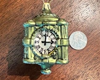 2004 Christopher Radko “Marshall Field’s Clock” ornament