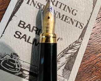 Barlow/Salm fountain pen with Iridium point