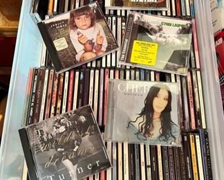 Extensive CD collection that includes artists like Prince, George Michael, Elton John, Julian Lennon, Tina Turner, Cher, R.E.M., U2 and so many more!