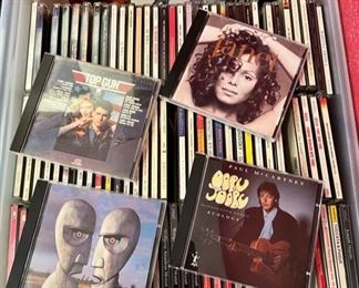 Extensive CD collection that includes artists like Prince, George Michael, Elton John, Julian Lennon, Tina Turner, Cher, R.E.M., U2 and so many more!