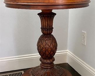 Pineapple Pedestal Table