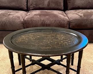 Ethan Allen Coffee Table with Butler Tray