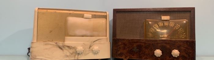 2 Vintage Emerson Radios