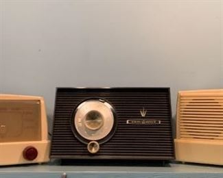 3 Vintage General Electric Radios