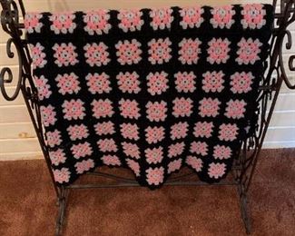 Afghan and Quilt Rack