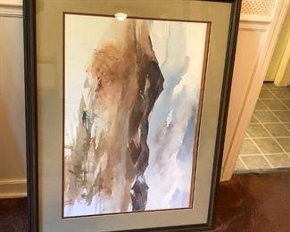 Ruth Wahl Colorado Mountains Watercolor