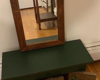Small Bench, Mirror, and More