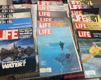 Vintage Life and Look Magazines