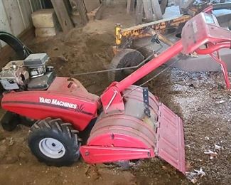 1 of 4 Yard Machine  5 HP Rooter Tiller