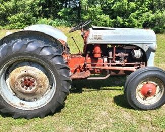 1 of 8 - 1946 Ford 8N Tractor with 4 Cylinder Engine (converted to 12 volt) in running condition. Current owner has owned since 1976