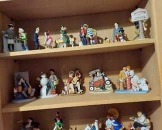 Norman Rockwell Figurines  Like new condition