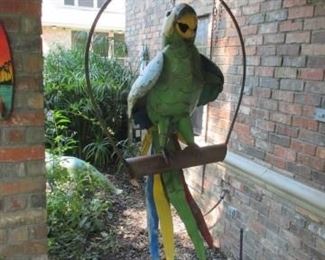 Decorative Parrot. approx 3 - 4' tall