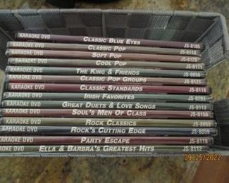Karoke DVD's