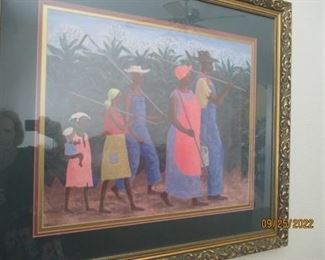 Wall art pic. "Family Going Fishing'