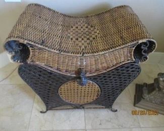 Wicker Storage Chest