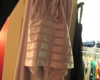 Ladies 2 piece slack and haltar set. Evening wear.