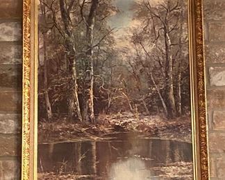 Oversized Framed Art