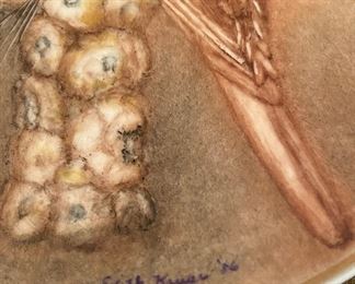 Hand Painted Plate Edith Kruse